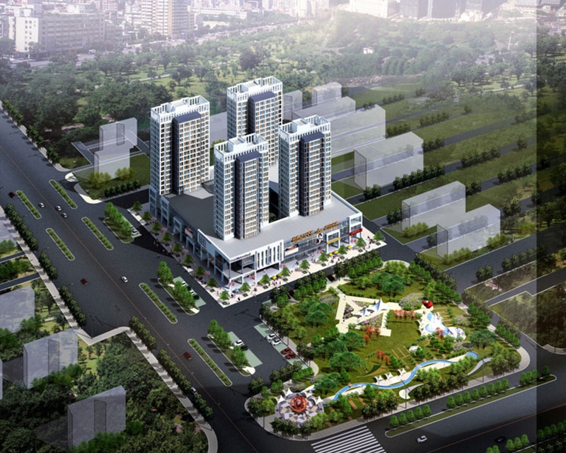 山東諸城和平（píng）北（běi）街玉（yù）山（shān）廣場工程