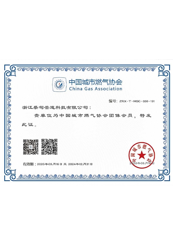 中國（guó）燃氣協會會員（yuán）單位